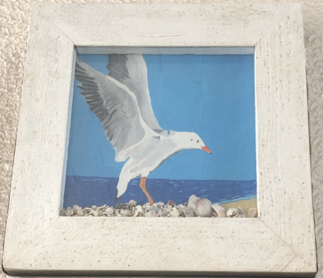 (c) Alexandre Brillant - acrylic painting - Seagull